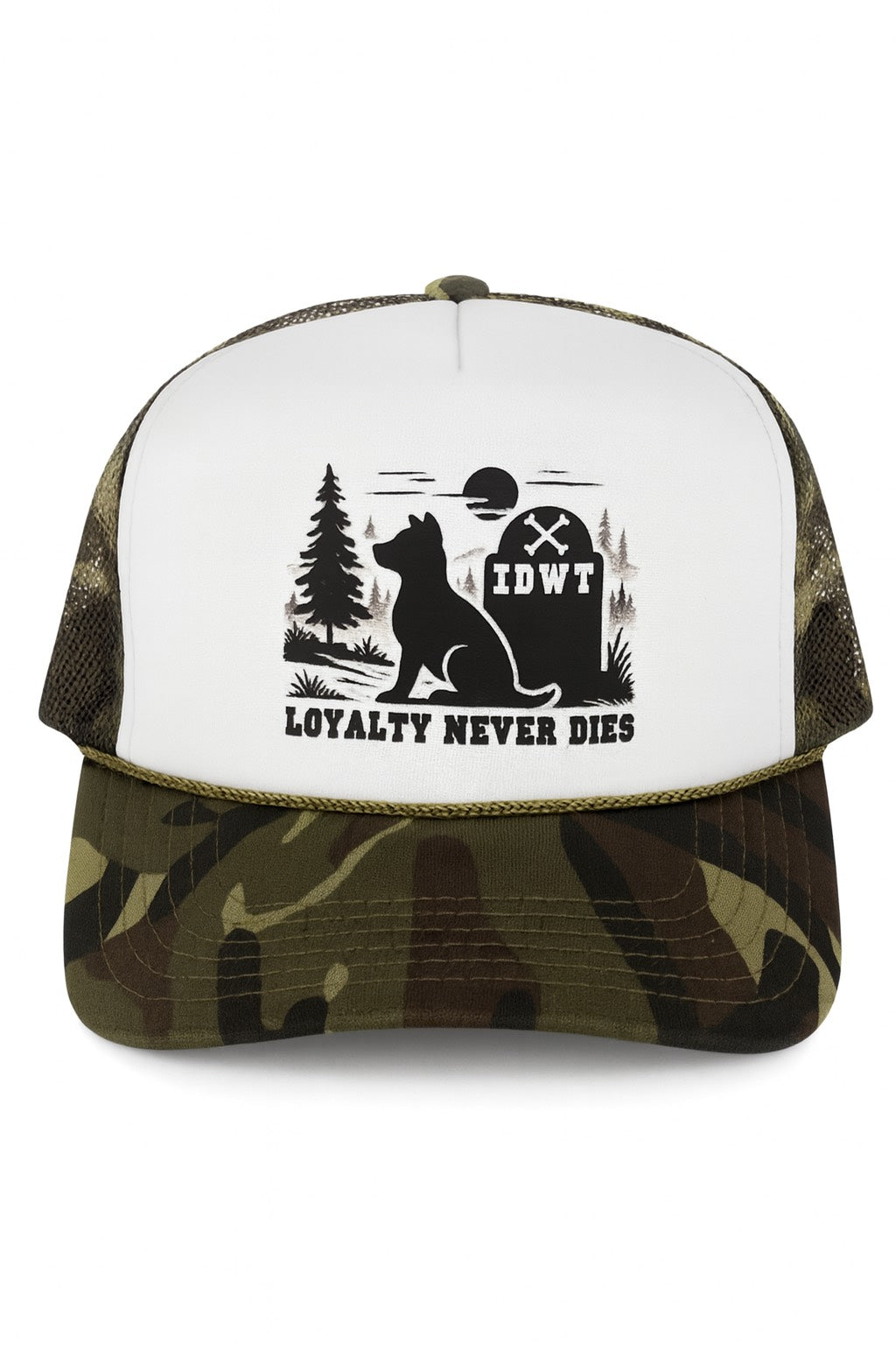 Loyalty never dies hat Black- Camo