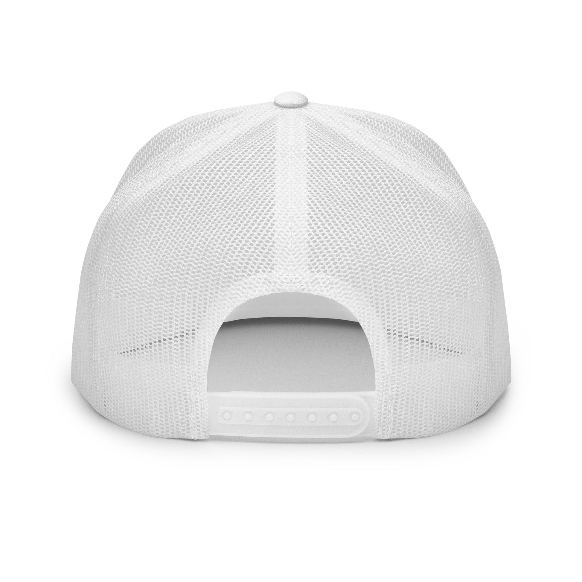 Loyalty Never Dies Trucker Hat - White - In Dogz We Trust - Back View